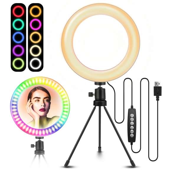 8 inch Ring Light Fill light Lamp with Tripod