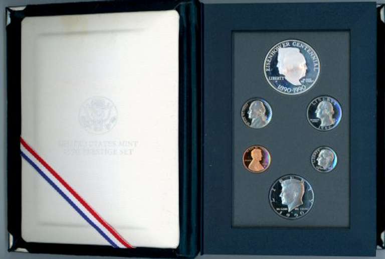 1990-S 6-Piece Prestige US Proof Set