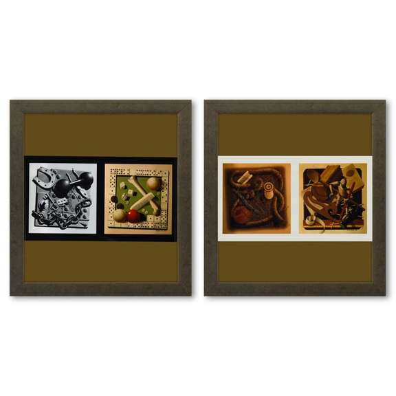 Graphismes 1 (Diptych) Print by Vasarely (1908-1997)