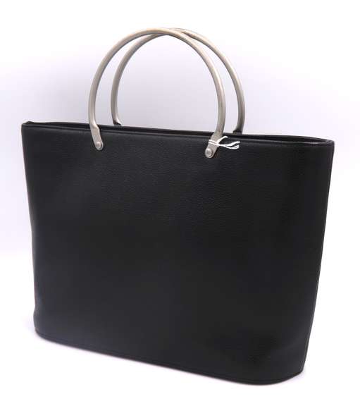Chanel Mini Tote with Retro Metal Handles