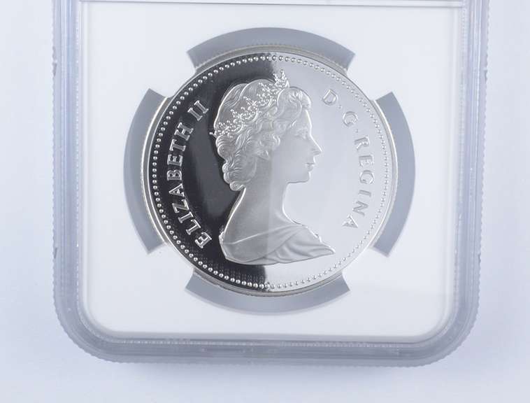 PF70 UCAM 1982 Canada $1 Silver - Regina Centennial - Graded NGC
