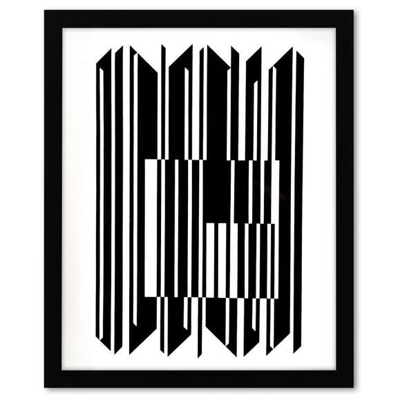 Lineaires (Diptych) Print by Vasarely (1908-1997)