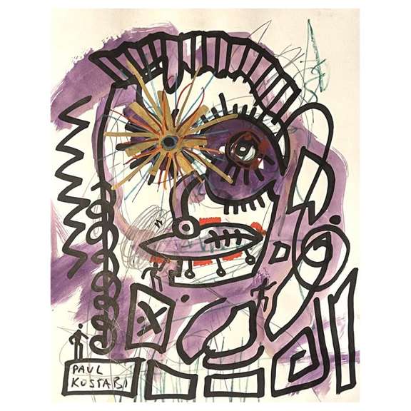 The Humming of Unseen Harps by Kostabi Original