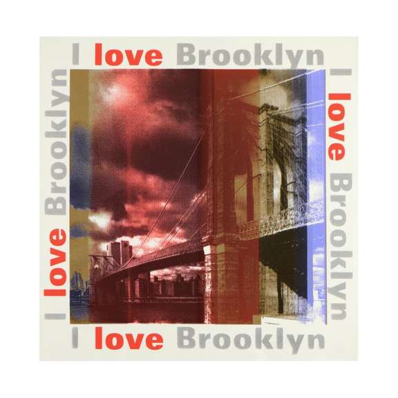 I Love Brooklyn Original by Steve Kaufman (1960-2010)