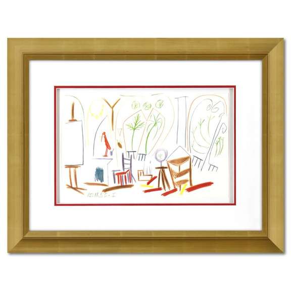 Carnet de Californie 15.11.55-I Print by Picasso (1881-1973)