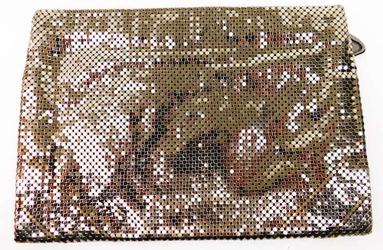 Vintage Whiting & Davis Metal Clutch Bag
