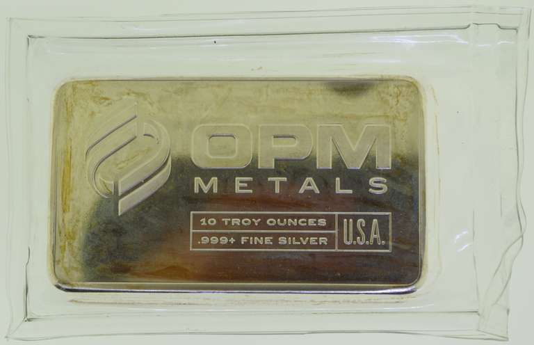 OPM Metals 10 oz 999.9 Silver Bar