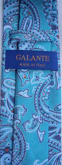 Fine Quality Italian Hand Made Silk Tie By Galante