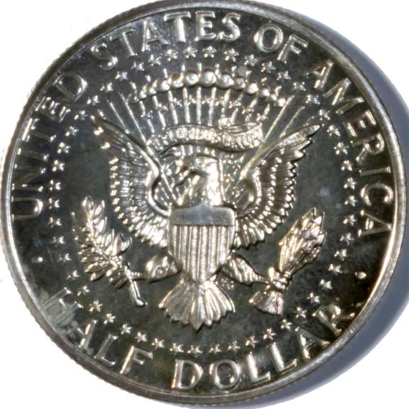 Sharp 1964 Accented Hair Kennedy Half Dollar