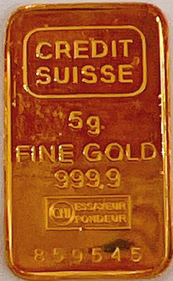 5 gram gold bar