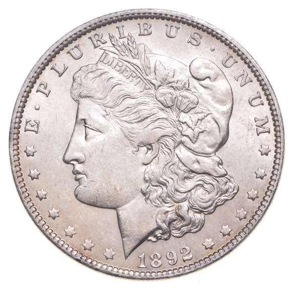 1892 Morgan Silver Dollar