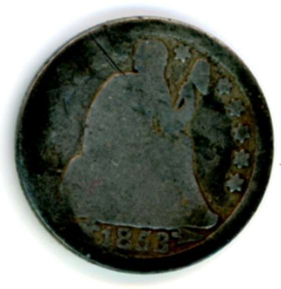 1853 Liberty Seated Dime
