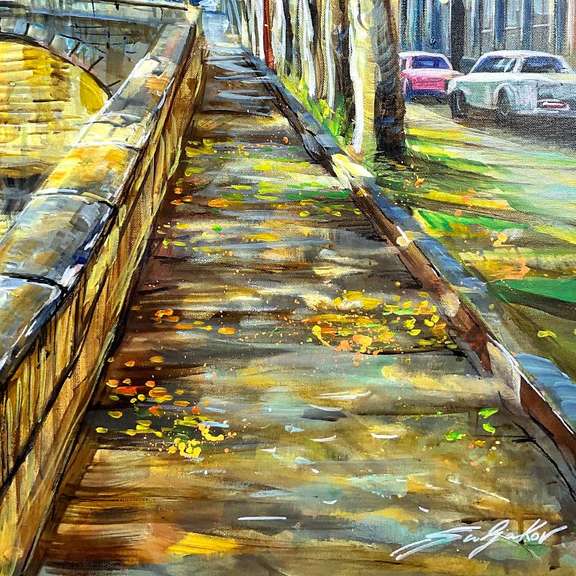 Golden September Original by Suljakov