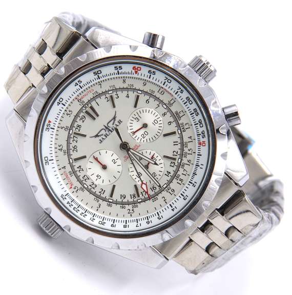 Jaragar 30 Seconds Chronograpg Stainless Steel Watch
