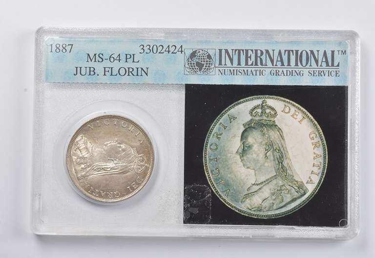 1887 United Kingdom 1 Florin Jublee