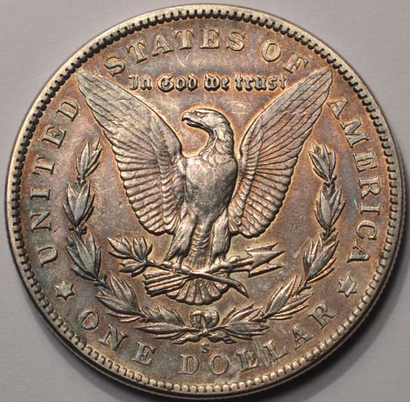 1904-S Better Date! Morgan Silver Dollar, Circulated.