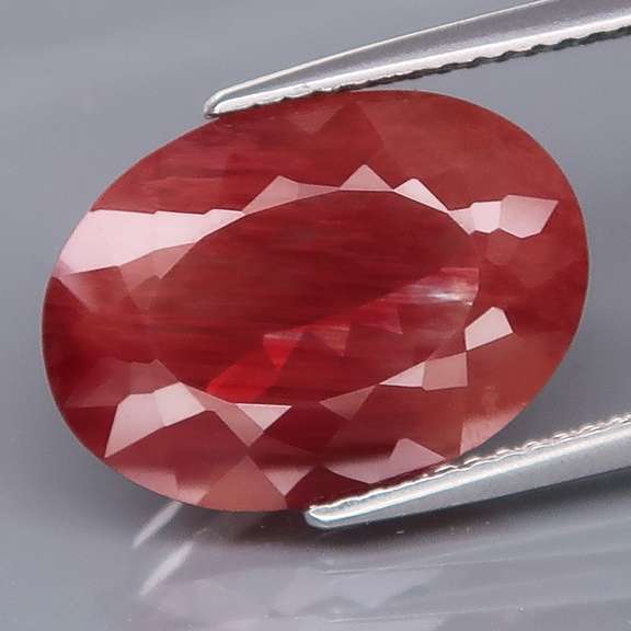 Don't miss this 6.73ct top imperial red Andesine!