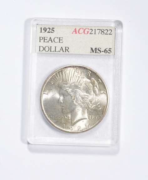 1925 Peace Silver Dollar
