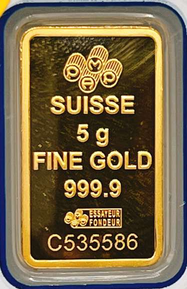 5 gram gold bar