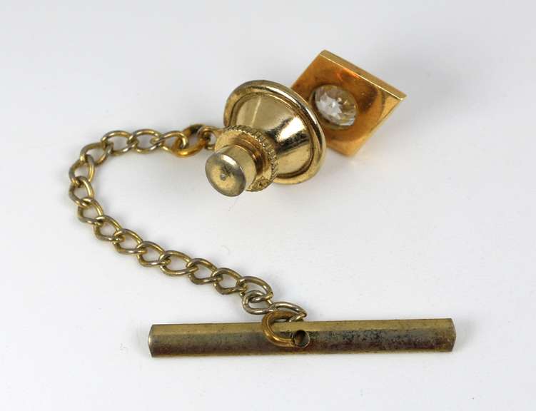 Flashy Diamond Tie Tack