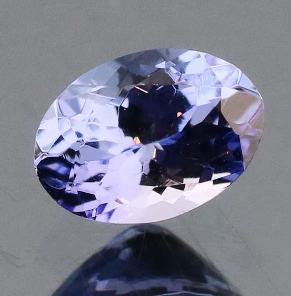 Vivid 1.06ct violet blue Tanzanite