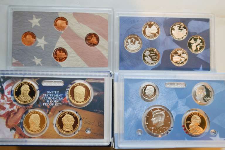 2008 & 2009 US Proof Sets.