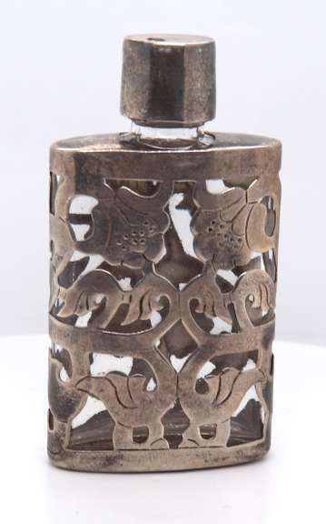 Vintage 925 Sterling Silver Perfume Bottle