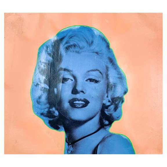 Marilyn Monroe Original by Steve Kaufman (1960-2010)