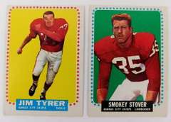 2 Topps 1964 Chiefs Rookie Football Cards