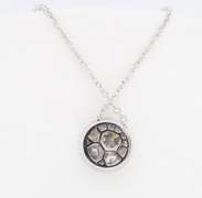 Hearts on Fire Diamond Cluster Necklace in 18k