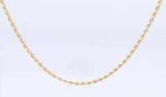 Popular Yellow Gold Rope Chain Necklace