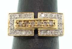 18K UNISEX DIAMOND BAND