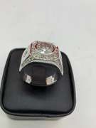CERTIFIED MENS 14K WHITE GOLD AND DIAMOND RING