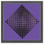 CTA - 102 (Diptych) Print by Vasarely (1908-1997)