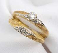 Vintage 2 Piece Wedding Set