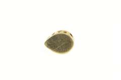 14K Yellow Gold Pear Turquoise Vintage Slide Bracelet Charm/Pendant