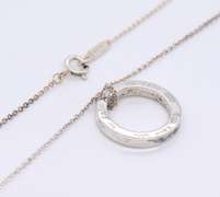 Tiffany & Co 1837 Circle Pendant on Chain