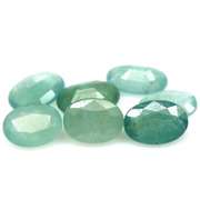 Stunning 7.25ct blue green Grandidierite set