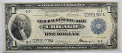 $ 1 Chicago Series of 1918 National Note