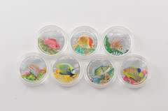 2016-2017 Palau $5 1 Oz .999 Silver Coin 7 Coin Set Display & COA