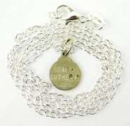 Petite Sterling Silver Lutheran Medal & Chain