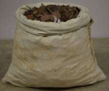 Bag Of 5,000 Wheat Cents From Estate