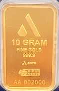 10 gram gold bar