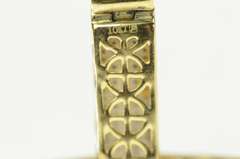 10K Yellow Gold 1.00 Ctw Pave Diamond Encrusted Cross Pendant