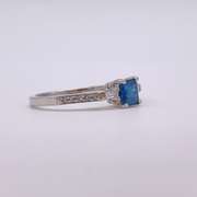 Beautiful 14kt Solid White Gold Diamond Ring