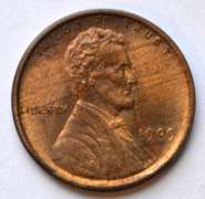 1909 VDB Red Brown Unc Lincoln Cent