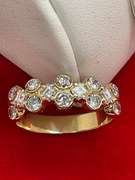 CERTIFIED 14KGOLD AND DIAMOND RING