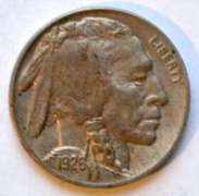 1926 AU Buffalo Nickel