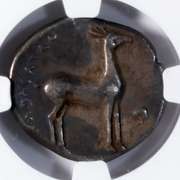Bruttium Caulonia Silver Stater 475-410 BC