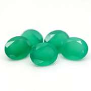 Breath taking 23.45ct mint green Botswana Agate set
